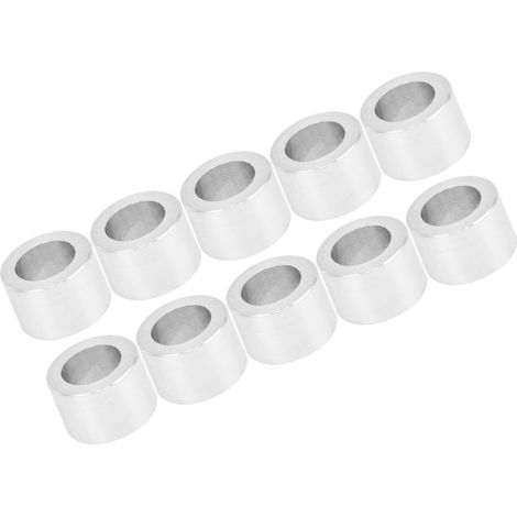 rondelle cylindrique en alliage d'aluminium, accessoire de support d'entretoise, diamètre extérieur 6 mm, longueur 4 mm.