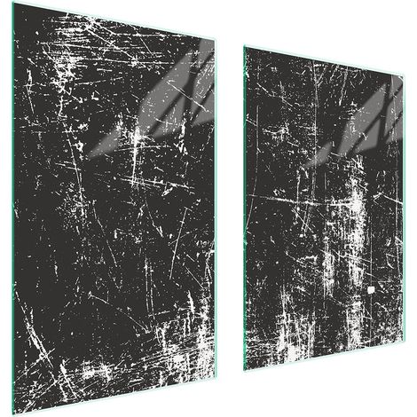 PIASTRA PROTETTIVA IN VETRO PER CUCINA 65x52 GRIGIA (1/5)
