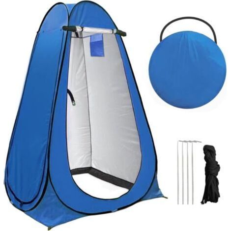 Tente de Douche Pop Up, Tentes de Toilette Portable pour Camping, Protection UV, avec Sac de Transport et Accessoires, pour Le Camping, la Plage et Les Activités de Plein Air (1/5)
