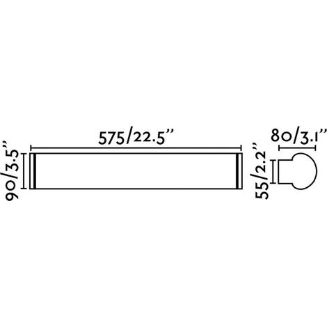 DANUBIO Aplique de pared bronce 18W 63605 (1/3)