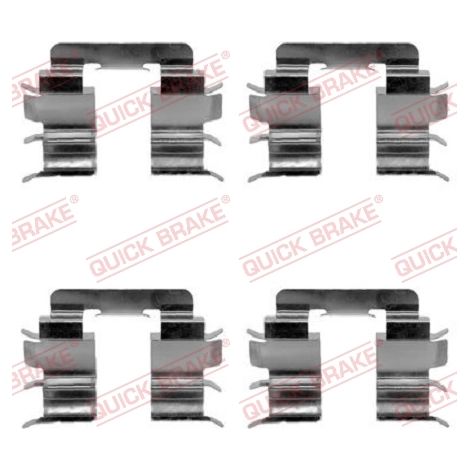 Kit d'accessoires, plaquette de frein à disque Quick Brake 109-1272 NISSAN