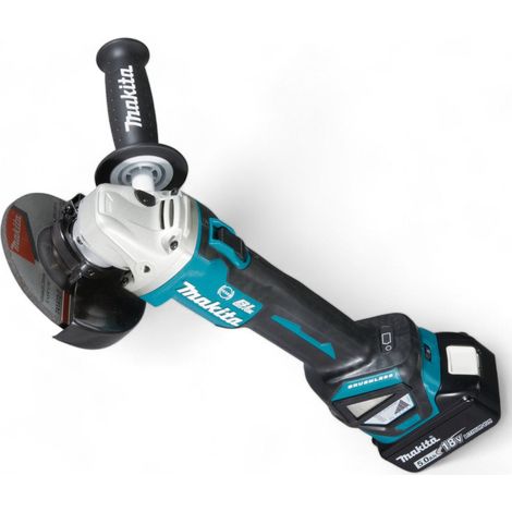 Smerigliatrice angolare LTX 18V 125/115 mm brushless a batteria DGA513RTJ Makita 5,0ah con 2 batterie (1/5)