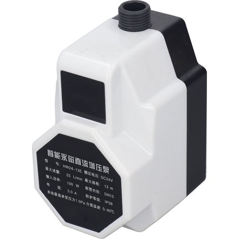 Capteur de débit d'eau domestique 100 W + surpresseur marche/arrêt 24 V pour robinet de douche et cuisine - Norme européenne 100-240 V (1/5)