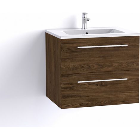 Meuble NEPTUNE Héritage Chêne 60 cm - SANS miroir (1/5)