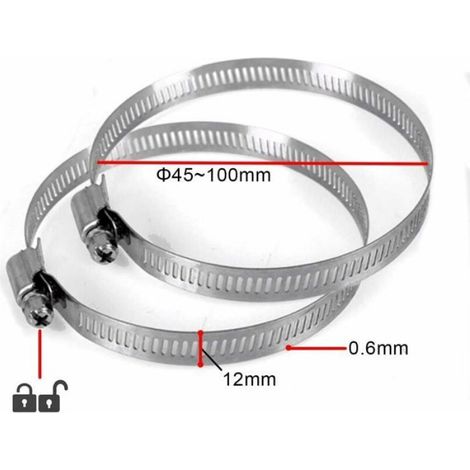 Support Poteau Vertical - Montage Métal Universel Pour Caméra Sécurité Et Applique LED - Compatible Panneau Solaire Petit Format - 1 Pièce (1/4)