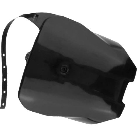 Support de plaque d'immatriculation avant pour moto, support de plaque d'immatriculation en plastique haute performance robuste et durable, adapté à la CRF70, noir. (1/5)