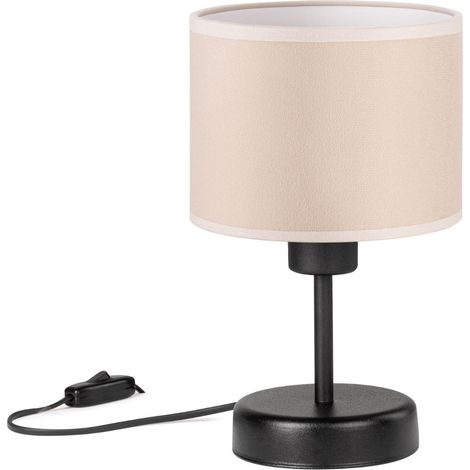 Lámpara Tornado, terciopelo beige (1/5)