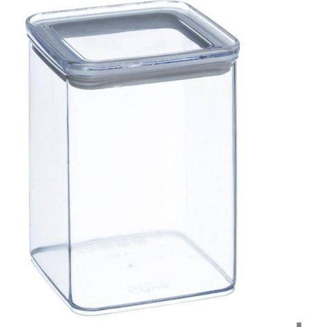 Boîte Carrée Hermétique - 1 L - Polystyrène PS - Lavable En Machine - Unité (1/4)