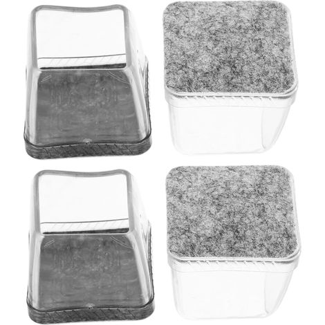 Lot de 4 protège-pieds de meubles en silicone antidérapants (1/5)