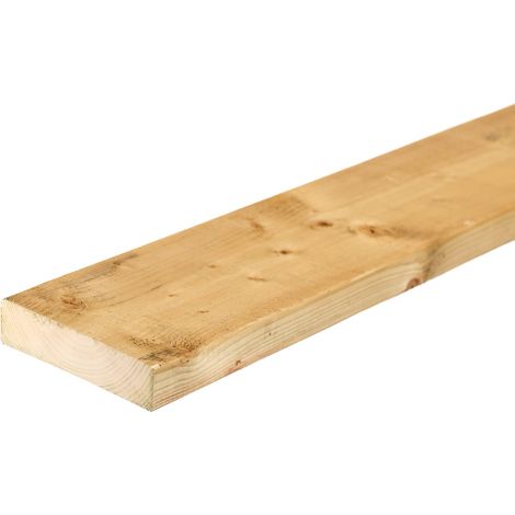 47mm x 200mm Sawn Treated Timber C24 (8" x 2") 6m