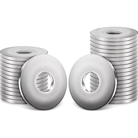 Rondelles Metal M3, 100 Pièces Rondelle Inox M3 x 9mm, Rondelle Plates Acier Inoxydable Rondelles, DIN9021 / ISO7093 Penny Rondelles Acier Inoxydable Rondelle (1/5)
