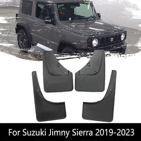 4-teiliger Kotflügel für Suzuki Jimny Sierra JB64W JB74W (2019–2023), vorne und hinten, Schmutzfänger, Radschutz, Spritzschutz, Zubehör – ohne Logo (1/5)