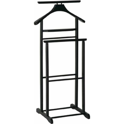 Valet de Chambre en Bois "Veoh" 102cm Noir