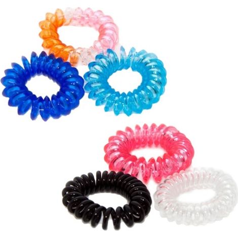 Élastiques à cheveux DONEGAL Tele-Wire (FA-5587) couleurs assorties, paquet de 3 pièces