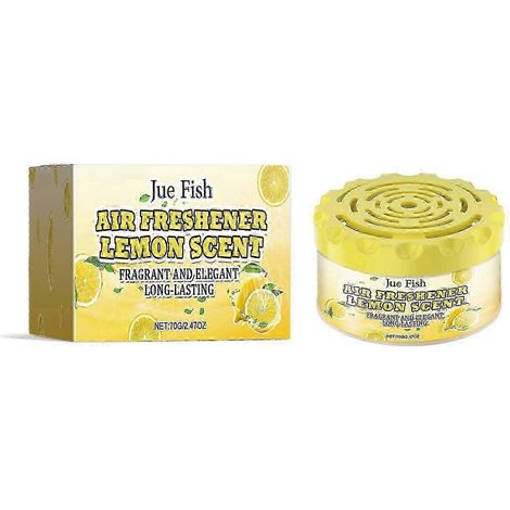 1 désodorisant d'intérieur au citron, pour salon/chambre/salle de bain, parfum longue durée (1/4)