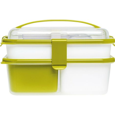 Set Lunch Box Young SANALIVING in termoretratto -Arancio (1/4)