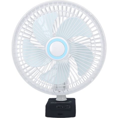 Ventilateur sans fil 30W, mini tabletop à 5 pales, moteur sans balais, refroidissement pour BL1830 BL1840 BL1850 BL1860 (1/5)
