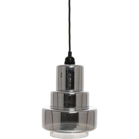 Lampe Suspension Design "Evy" 29cm Argent (1/4)
