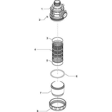 Saugfilter 1 1/4" 100-160 l/mi ARAG 3142053