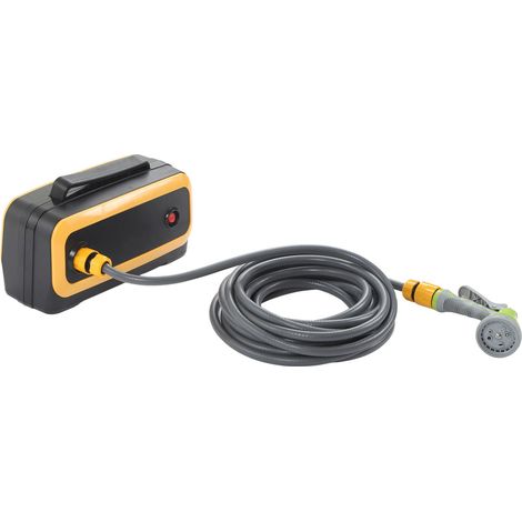 Wiederaufladbare, selbstansaugende Zweikern-Drainagepumpe mit Lithium-Ionen-Akku für die landwirtschaftliche Bewässerung, 100–240 V, EU-Stecker (1/5)