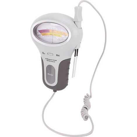 Testeur Numérique de Ph et de Chlore de Qualité d'eau Portable 2-en-1 pour l'Analyse de la Qualité de l'eau de Piscine Facile à Utiliser (1/5)