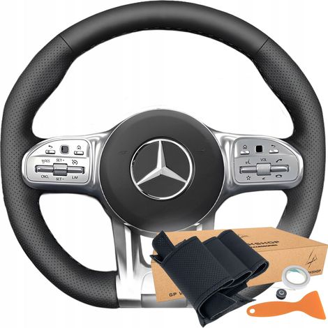 COUVRE-VOLANT POUR MERCEDES BENZ AMG G63 W463 A45 C118 CLA 45
