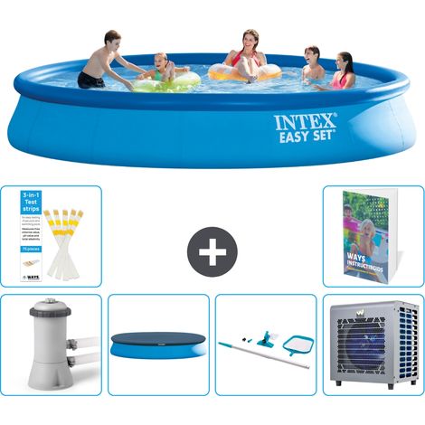Intex Piscina Easy Set Rotonda - 457x84 cm - 7-pezzi S283 (1/5)
