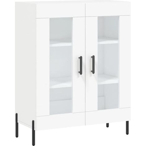 Credenza buffet cassettiera mobile contenitore organizer cucina soggiorno soggiorno 69,5 x 34 x 90 cm derivati del legno bianco 020030447