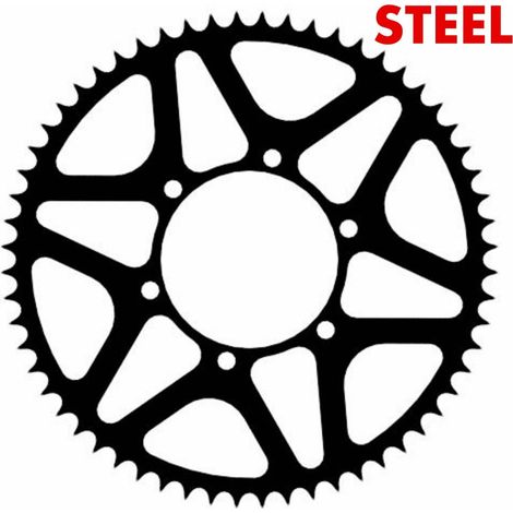 Pignone Stunt in acciaio 60t-525 Yamaha R6 FZ7 MT-07 Suzuki GSXR 600 750 (2003-2025) (1/5)