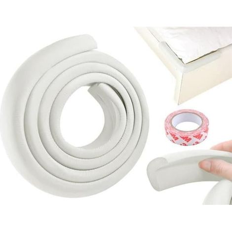 Protections d'angles/de bords de table 4 m - Protection des bords - Découpable - Paquet de 1 (Blanc) (1/3)