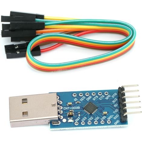 Module convertisseur série CP2104 USB 2.0 vers TTL UART 6 broches avec câble (1/5)