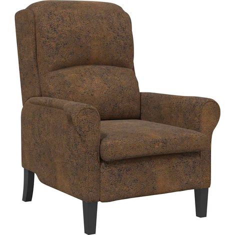 Fauteuil relax  Fauteuil Marron Simili cuir (1/5)
