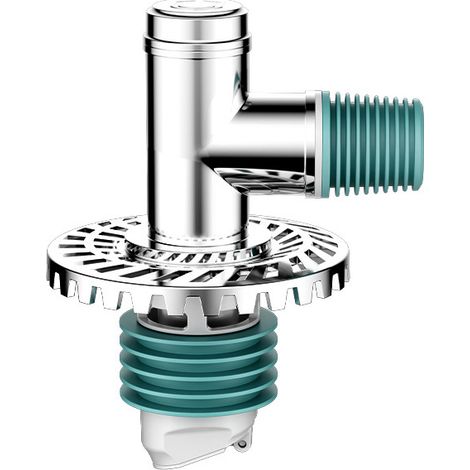Raccord de drainage à double usage, facile à utiliser, raccord pour tuyau d'évacuation des eaux usées double. (1/5)