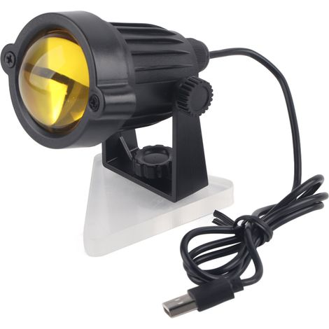 Lampe De Projection Led Multicolore - Lumière D'ambiance Rotative - Pour Chambre Et Salon - 1 Unité (1/5)