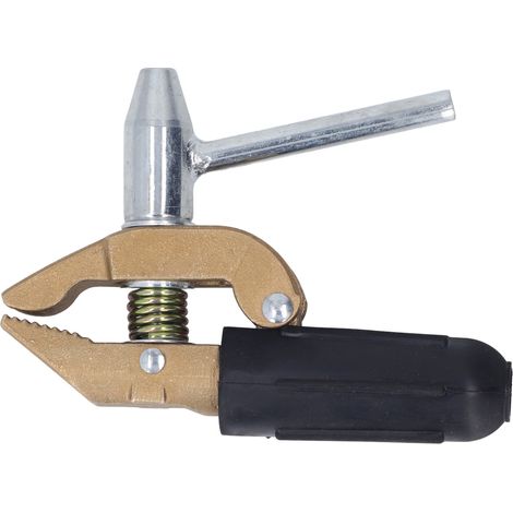 800-A-Erdungs-Schweißerzklemme aus Messing mit Gummimanschette, praktische und robuste Schweißerzklemme, 32 mm (1/5)