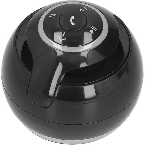 Caisson de basses sans fil avec haut-parleurs Bluetooth portables et émetteur LED noir (1/5)