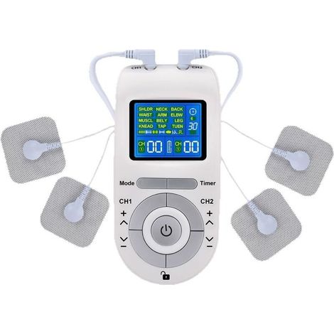 TENS electrical muscle stimulator, body and face massager, EMS digital acupuncture therapy, body relaxation tool - AquaForge (1/5)
