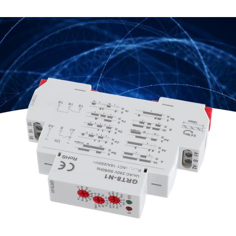 Relais temporisé multifonction étendu AC230V (1/5)