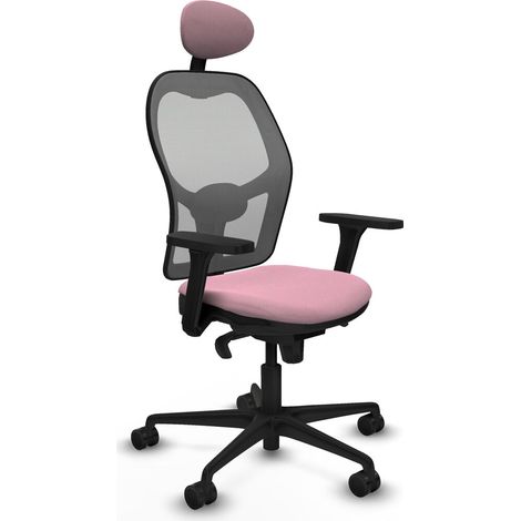 Sedia Ufficio con Poggiatesta Piqueras y Crespo 3D036N1 Rosa (1/5)