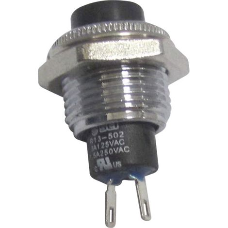 TRU COMPONENTS 1587734 TC-R13-502MA-05BK Drucktaster 250 V/AC 1.5 A 1 x Aus/(Ein) tastend    1 St.