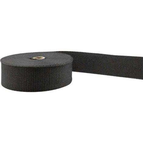 Ruban isolant pour collecteur d'échappement, 15 m, 50 mm (noir)