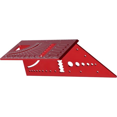Winkelmesser aus Aluminiumlegierung für präzise 45°- und 90°-Messungen (1/5)