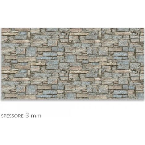 PIETRA CANADESE - Crédence de cuisine en PVC souple - Dimension 120x60 cm épaisseur 3mm (1/4)