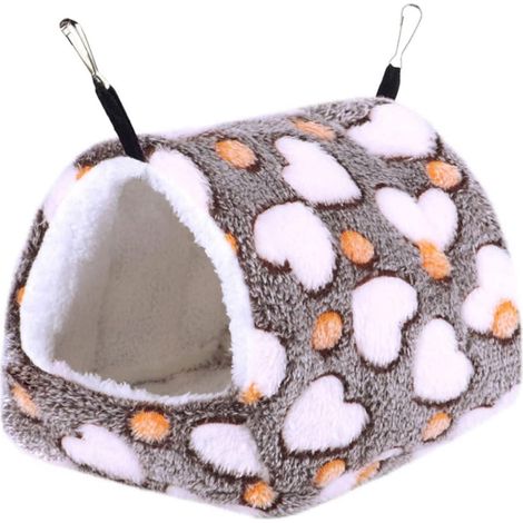 Kleines hängendes Winterhamsternest mit Haken (22 cm  21 cm) (1/5)