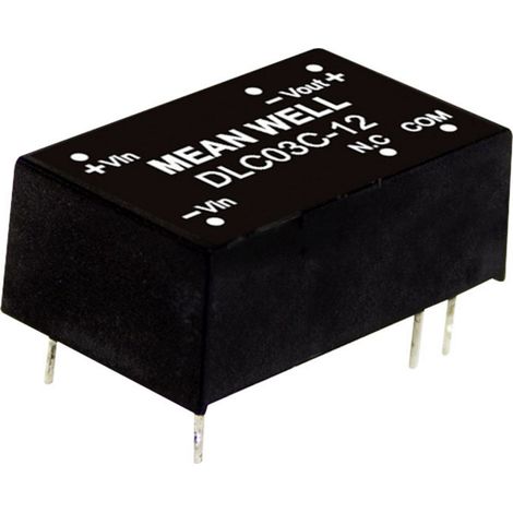 MEAN WELL DLC03B-12 DC/DC-Wandlermodul 125 mA 3 W Anzahl Ausgänge: 2 x Inhalt 1 St.