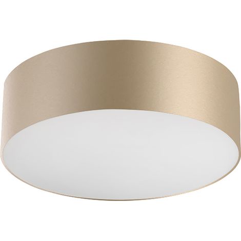 LedsC4 Luno - Plafonnier LED 105W et 9687lm avec Blanc Chaud 3000K. Structure en Aluminium. Coloris Doré