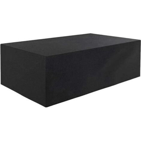 Telo di copertura impermeabile per mobili da giardino, copertura protettiva per mobili, tavolo, mobili da giardino 180x120x74cm, nero