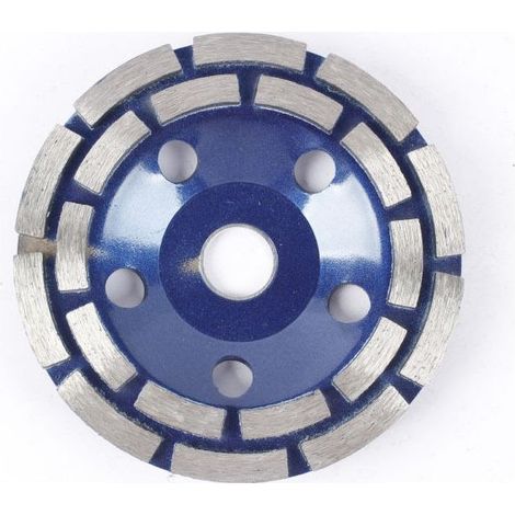 Disque diamant 115mm – Double rangée pour meulage béton – Alésage 22,23mm – Performance optimale pour surfaces lisses (1/5)