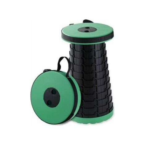 Tabouret Pliant Portable, Tabouret télescopique, pour Cuisine Randonnée de Plein Air Pêche Jardin Voyages, Maxi Charge 210KG