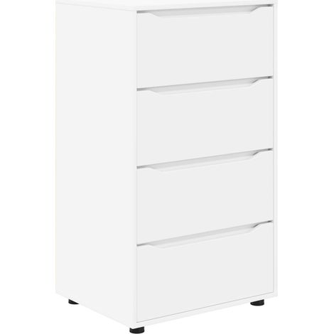 Maison Exclusive - Armoires de rangement 60 x 48 x 105 cm Bois d'ingénierie Blanc (1/5)